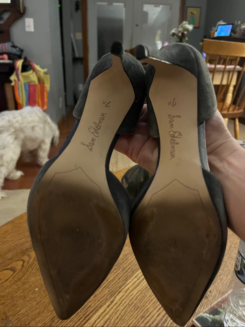 Sam Edelman grey heels - Picture 4 of 4